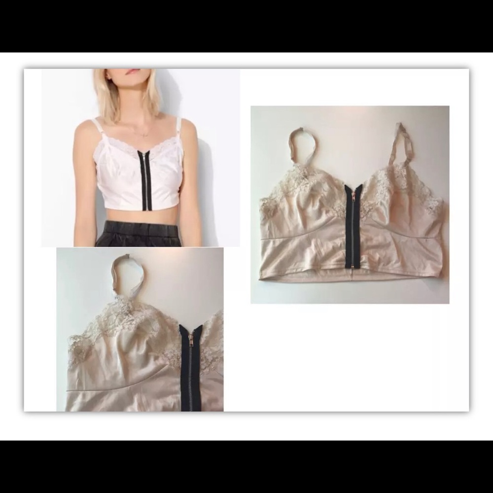 URBAN OUTFITTERS URBAN RENEWAL ZIP BUSTIER - M